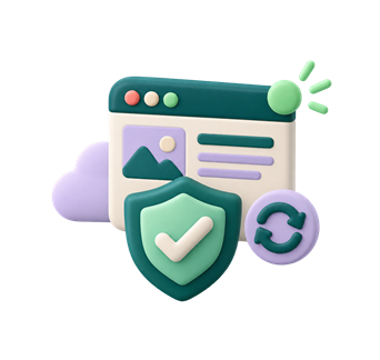 Managed website care illustration
