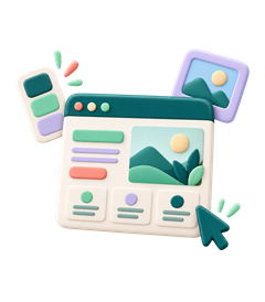 Website design illustration